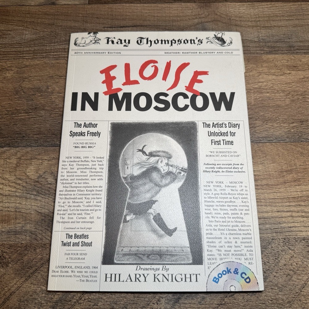 Eloise in Moscow : Book and CD by Kay Thompson (2015, Trade Paperback)